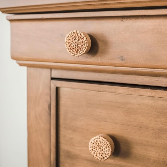 Boho Rattan Furniture Knobs ✨️ (12-count) - Picture 7 of 9
